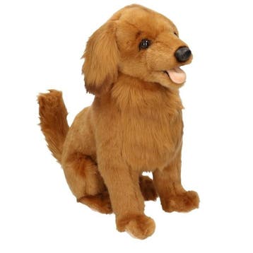 Hansa Golden Retriever knuffel - pluche - 42 cm - hond, Verzenden, Nieuw