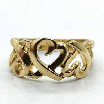 Tiffany & Co. - Ring - 18 karaat Geel goud - drie keer, Sieraden, Tassen en Uiterlijk, Nieuw