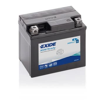 Exide AGM Ready 12V accu | AGM12-7 | 12V 6Ah, Ophalen of Verzenden, Nieuw