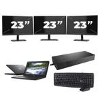 Dell Latitude 3310 -   i3-8e 8GB  - 256GB  + 3x 23 inch, Computers en Software, Windows Laptops, 8e Generatie, Qwerty, Verzenden