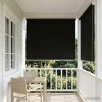 vidaXL Rolgordijn UV-bescherming Zwart 100 x 140 cm, Verzenden, Nieuw, Zwart