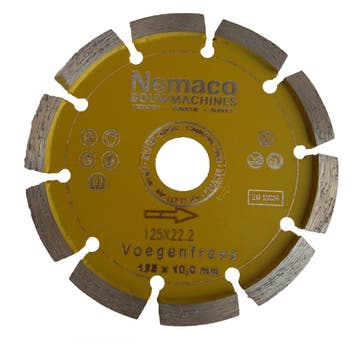 Nemaco metsel voegfrees 125 x 22,2 x 10,0 mm, Ophalen of Verzenden, Overige typen
