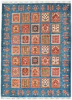 Afghan, Ziegler Kazak, Handgeknoopt Traditioneel Klassiek, Huis en Inrichting, Nieuw