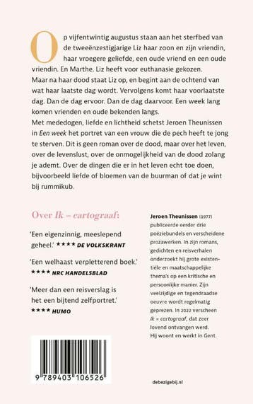 Een week 9789403106526 Jeroen Theunissen, Verzenden, Zo goed als nieuw, Jeroen Theunissen