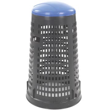 Afvalbak | RUFF | Kunststof | Blauw/Zwart | 110L |, Verzenden, Nieuw in verpakking