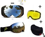Skibril AX Type 2 – Frameless Look met Magnetische, Sport en Fitness, Skiën en Langlaufen, Ophalen of Verzenden, Nieuw