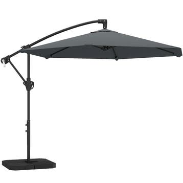 Ampelschirm Ca. Ø300 Cm Parasol Met Vergrendelingsmechanisme, Verzenden