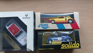 Solido, Norev 1:43 - Modelauto (3) - Renault 5 Turbo / R5, Nieuw