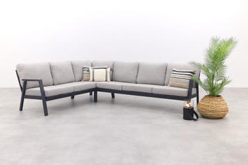 VDG Viento hoekbank - Royal Grey, Tuin en Terras, Tuinsets en Loungesets, Verzenden, Nieuw, Overige materialen, Loungeset