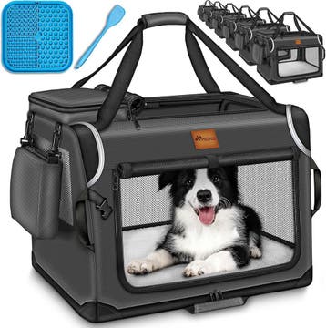 Reisbench hond - Draagtas hond - Transportbox - 92x63x63 cm, Verzenden, Zo goed als nieuw