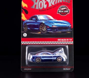 Hot Wheels 1:64 - Modelauto - 1993 MAZDA RX-7 R1 - RLC, Nieuw