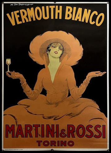 Marcello Dudovich - Manifesto Vermouth Bianco Martini &