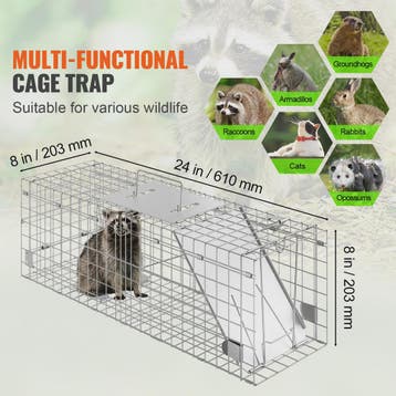 Humane Dierenval - Opvouwbare Kooi met Handvat voor Katten,, Verzenden, Nieuw