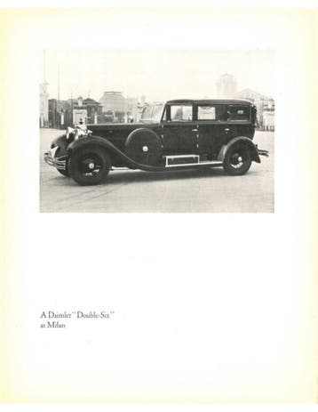 1928 DAIMLER DOUBLE-SIX BROCHURE ENGELS, Nieuw, Author