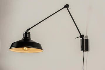 Rietveld Wandlampen - Zwart - Metaal, Verzenden, Nieuw