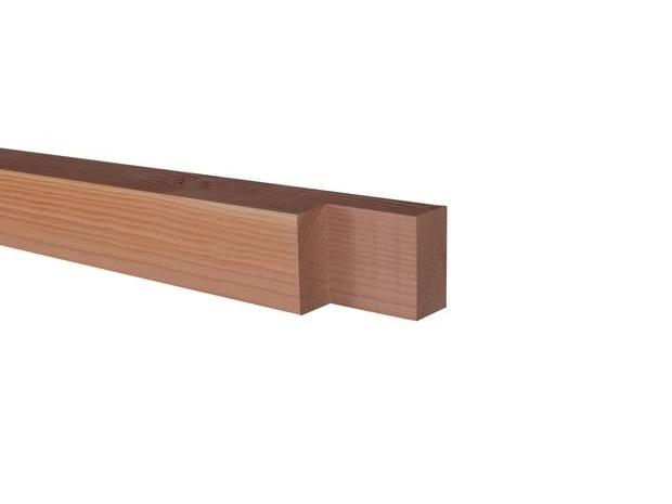 Douglas Tussenpaal 14 x 14 cm (140 x 140 mm) Geschaafd met, Tuin en Terras, Schuttingen