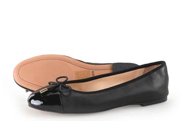 Nelson Ballerinas in maat 38 Zwart, Kleding | Dames, Schoenen, Verzenden, Zwart, Ballerina's, Zo goed als nieuw