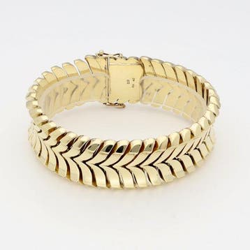 Armband - 14 karaat Geel goud, Nieuw