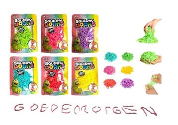 Squirmy worms 50gr. in zak 6 ass., Ophalen of Verzenden, Nieuw