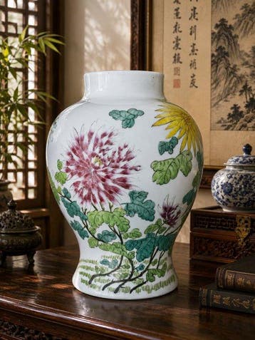 Vaas - Porselein - China (Zonder minimumprijs)