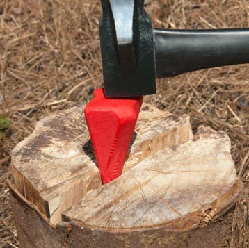 Houtzaagbok Metaal + Splijtwig Rood Koolstofstaal, Verzenden, Nieuw