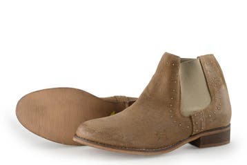 Remix Chelsea boots in maat 37 Beige, Beige, Overige typen, Zo goed als nieuw, Remix