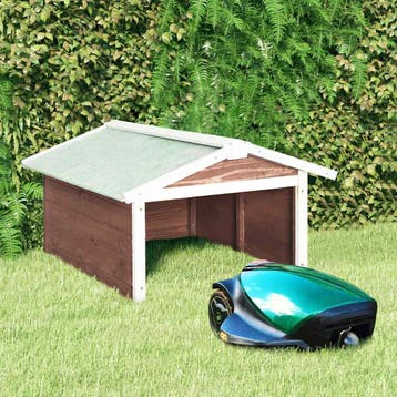 vidaXL Overkapping voor grasmaaier 72x87x50 cm vurenhout, Verzenden, Nieuw