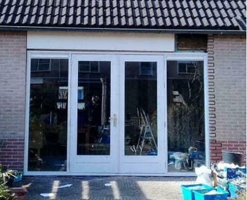 Meranti Tuindeuren Openslaande Deuren twee weken levertijd, Ophalen of Verzenden, Nieuw, Hout, Overige typen