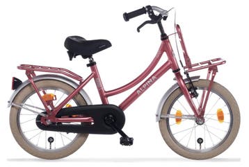 Alpina Cargo meisjesfiets met voordrager 16 Berry Red Matt, Fietsen en Brommers, Fietsen | Kinderfietsjes, Verzenden, Nieuw