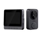 Draadloze Video Deurbel met Scherm 1080P Camera Audio, Huis en Inrichting, Deurbellen, Verzenden, Nieuw