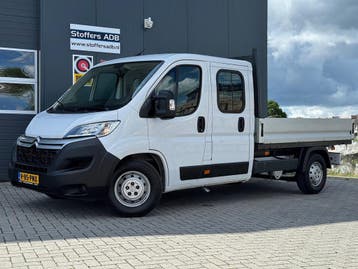Citroën Jumper L3H1 | Financial Lease voor 365 p/mnd, Gebruikt, Overige carrosserieën, Wit, 360° camera