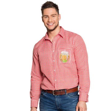 Rode Apres Ski Blouse Budget Heren, Kleding | Heren, Ophalen of Verzenden, Nieuw