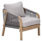 Garden Impressions Alora loungestoel acacia - grey sand, Tuin en Terras, Tuinsets en Loungesets, Verzenden, Nieuw
