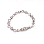 Armband Art Deco 18kt witgouden armband met diamanten en, Nieuw