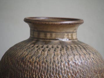 Japanse aardewerken tsubo - Keramiek - Japan - Shwa periode