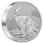 The Next Generation - Mother and Baby Kangaroo - 2 oz 2023, Verzenden, Losse munt, Zilver