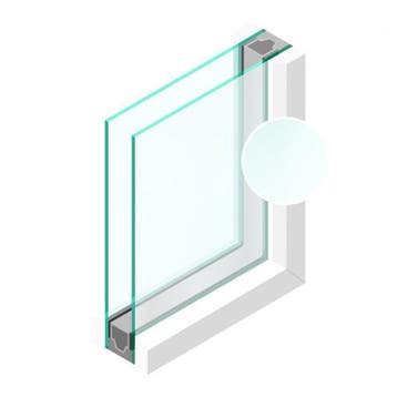 Dubbel glas Figuur Etsglas/Satijnglas 4mm - sp - 4mm, Doe-het-zelf en Verbouw, Glas en Ramen, Ophalen of Verzenden, Nieuw