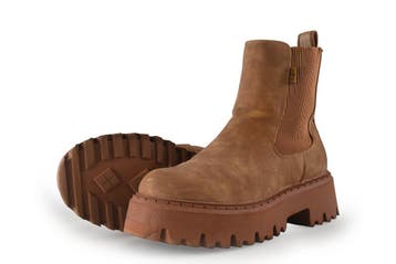 Buffalo Snowboots in maat 40 Cognac, Kleding | Dames, Schoenen, Overige kleuren, Verzenden, Snowboots, Zo goed als nieuw