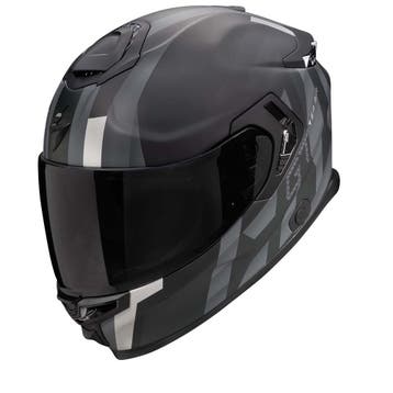 Scorpion EXO-GT SP AIR Touradven Mat Zwart Zilver, Motoren, Kleding | Motorhelmen, Nieuw met kaartje, Overige merken, Heren, Verzenden