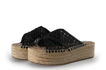 Xti Sandalen in maat 38 Zwart, Zwart, Sandalen of Muiltjes, Zo goed als nieuw, Xti