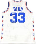 NBA - Larry Bird - Wit aangepast basketbalshirt -, Nieuw