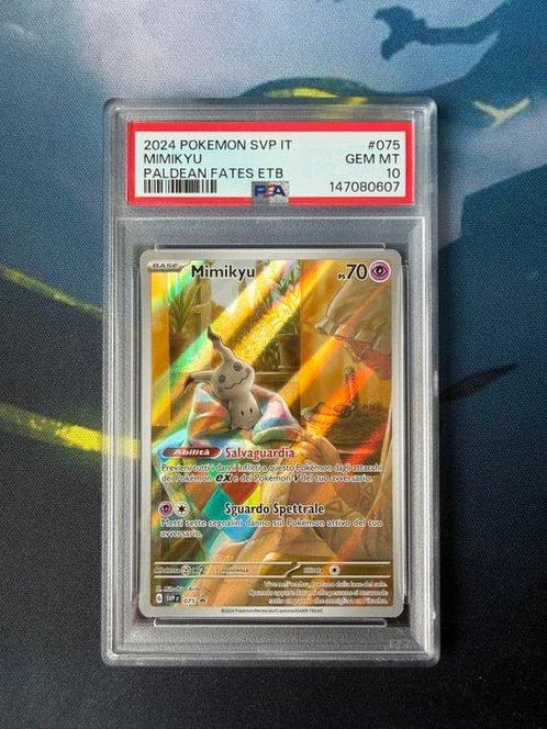 Pokmon - 1 Graded card - Mimikyu 075 Foil, Full art - PSA   Verzamelkaartspellen | Pokmon  Marktplaats