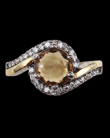 Citrien - Zilver, Le Tourbillon dOr – Citrienring – LÉclat