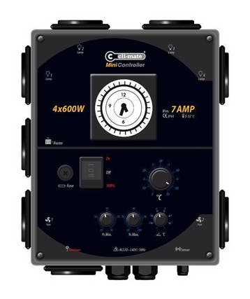 Cli-Mate Mini-Controller 7A 4x600W, Verzenden, Nieuw
