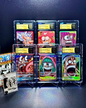 Bandai - 7 Graded card - One Piece Alternate art, Limited, Nieuw