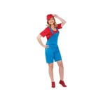 Loodgieter outfit rood voor dames - Super Mario kleding, Ophalen of Verzenden, Nieuw