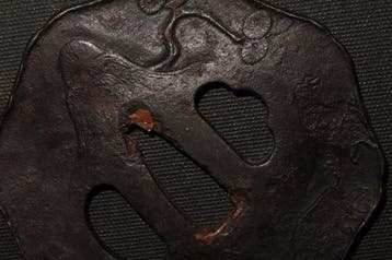 Katana - gesmeed ijzer - C6-134 Daito Scenery Tsuba - Japan, Antiek en Kunst