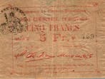5 Francs France Komitat 59128 Flers -en-escrebieux Kommun..., Verzenden