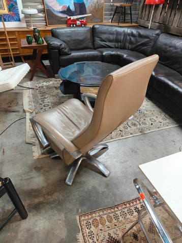 Jori Brainbulder relax fauteuil, Gebruikt, 75 tot 100 cm, Leer, 50 tot 75 cm