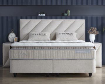 UIT VOORRAAD Opbergbed Shinebedd met matras 180x200 - 180 x, Nieuw